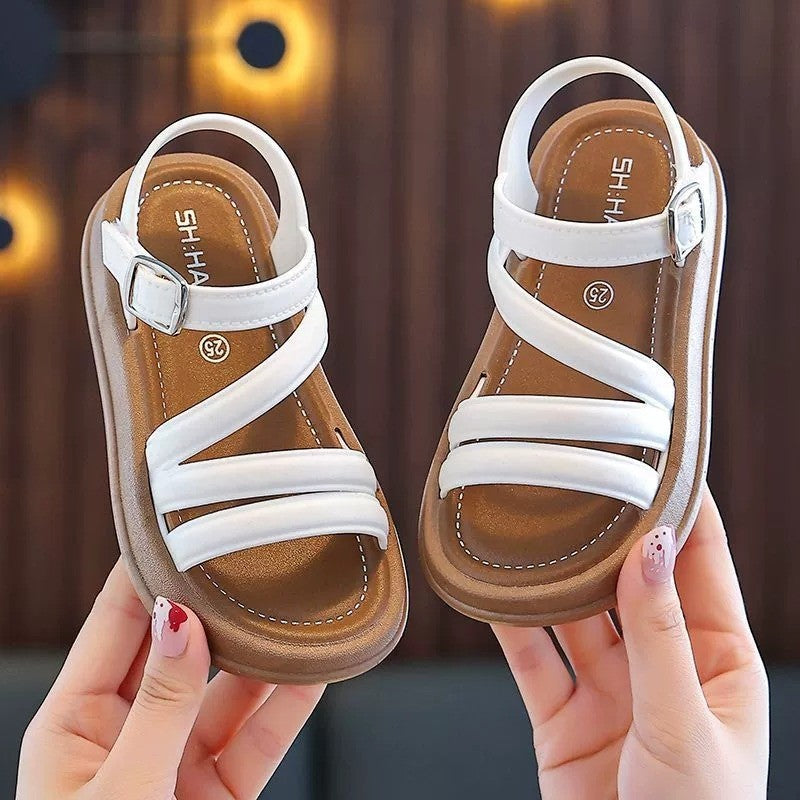 Kasut Sandal Budak Perempuan 6M-8Y Baby Girl Shoes Kids Toddler Selipar Harian Raya Kasut Jalan Anak