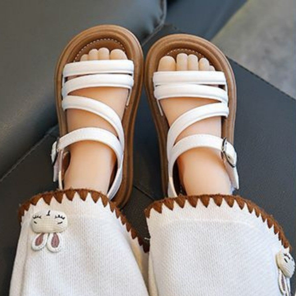 Kasut Sandal Budak Perempuan 6M-8Y Baby Girl Shoes Kids Toddler Selipar Harian Raya Kasut Jalan Anak