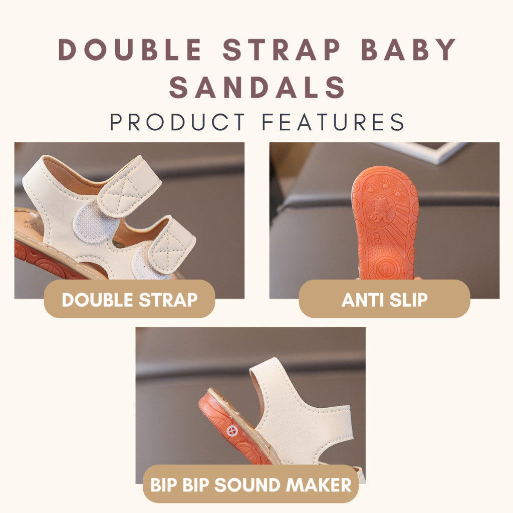 Kasut Baby Unisex 0-3Y Baby Boy Sandal Kids Girl Toddler Slipper Soft Sole Anti Slip Kasut Budak Selipar Anak