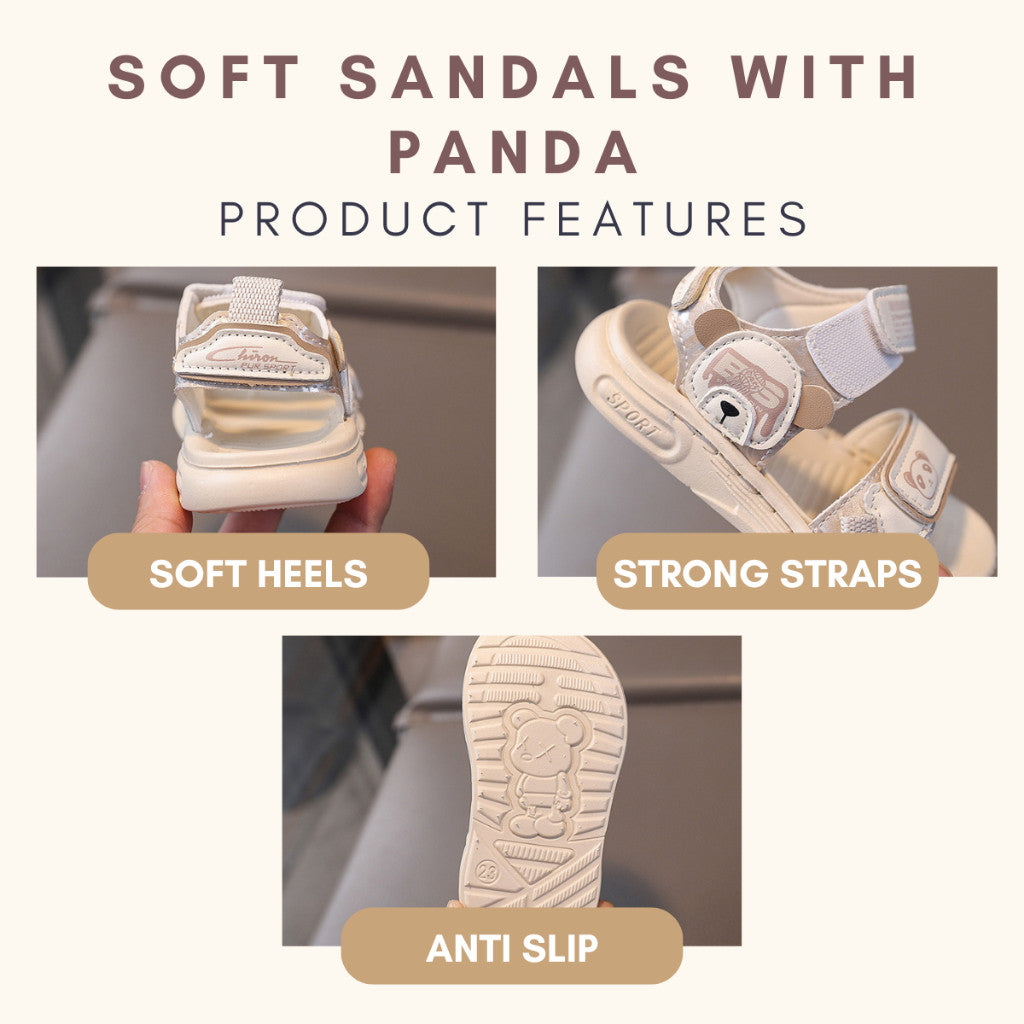 Kasut Baby Boy 6M-3Y Kids Shoes Baby Sandal Budak Lelaki Soft Sole Anti Slip Slipper Anak Selipar