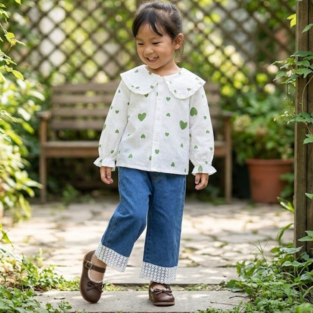 Baby Girl Shoes 6M–3Y Kasut Anak Perempuan Bayi Ribbon Anti Slip Soft Sole Raya Budak Jalan Kanak