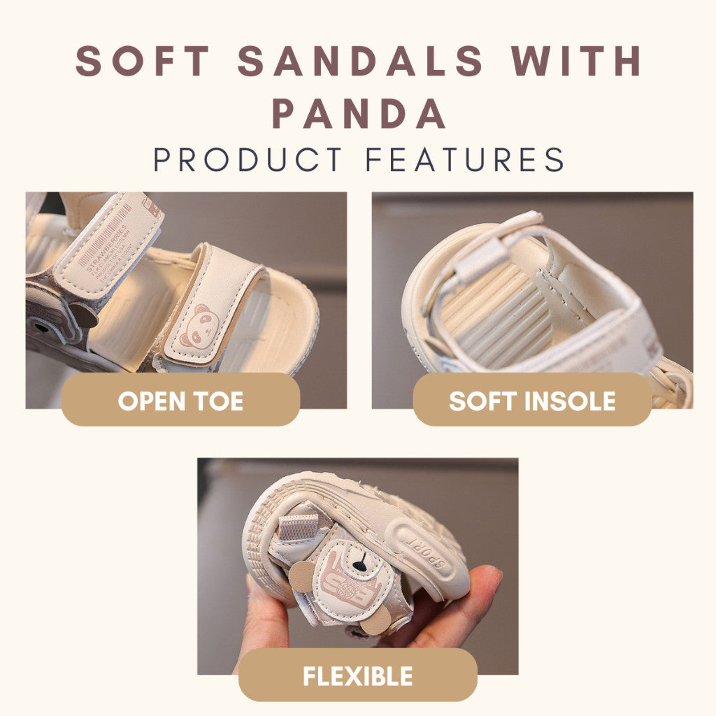 Kasut Baby Boy 6M-3Y Kids Shoes Baby Sandal Budak Lelaki Soft Sole Anti Slip Slipper Anak Selipar